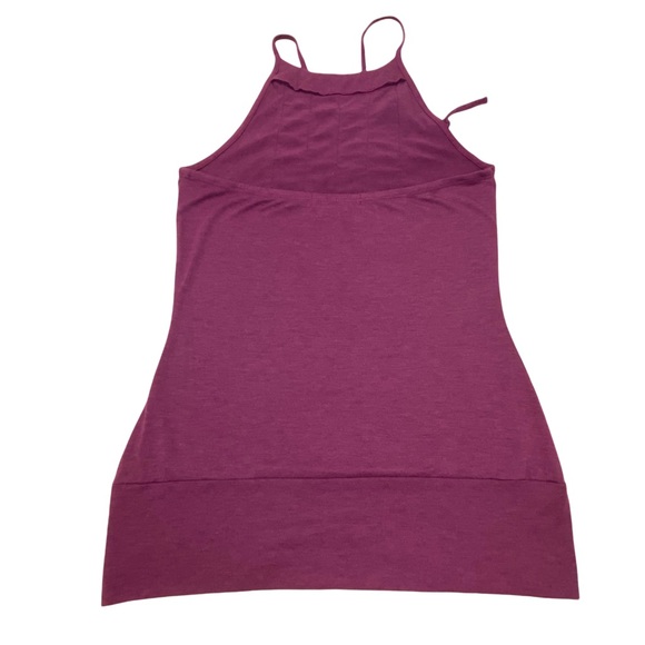 Rampage Women’s S Small Dark Purple Violet Ruffle Halter Tie Top Shirt Blouse - Picture 3 of 9